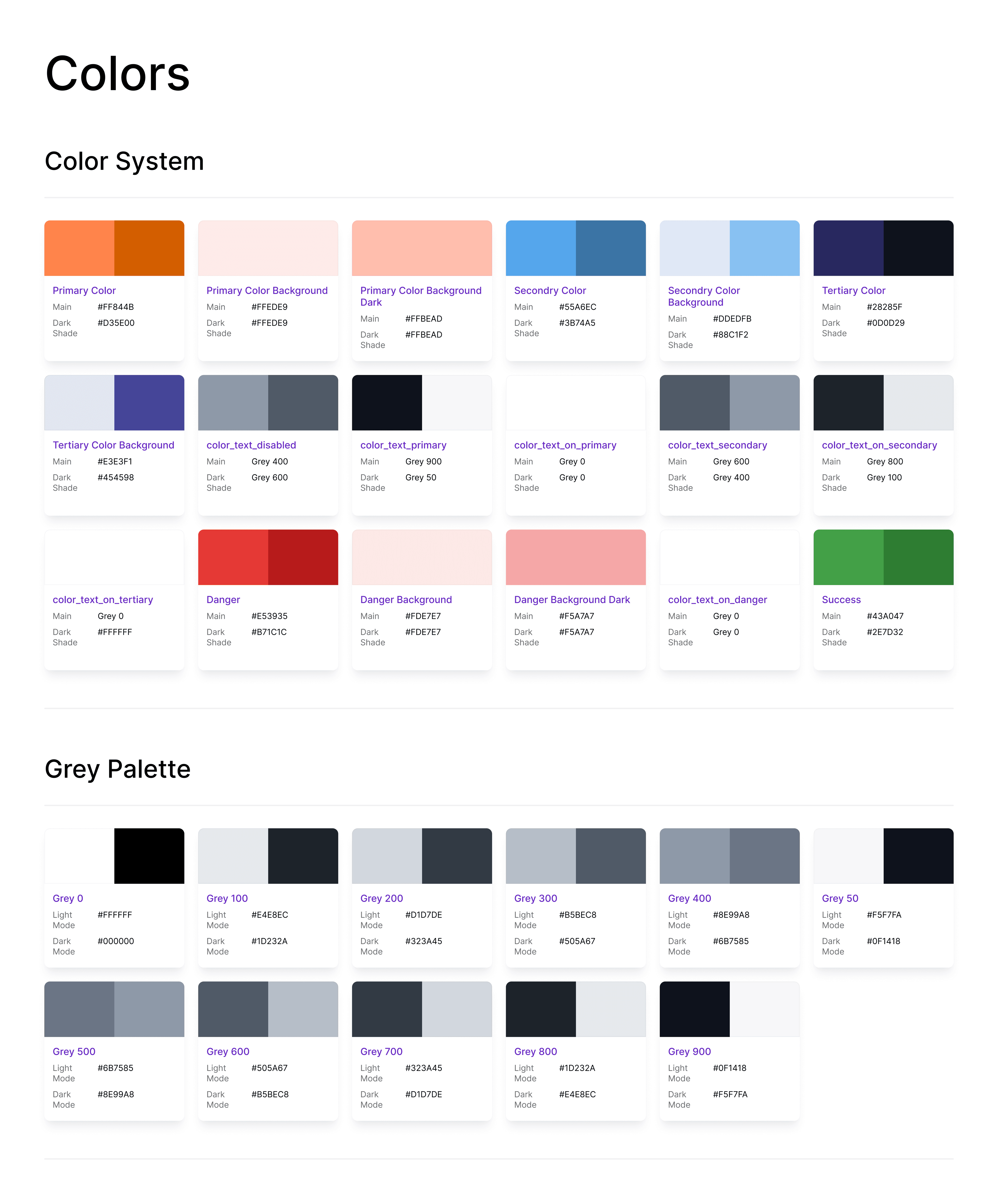 MyTown Color System