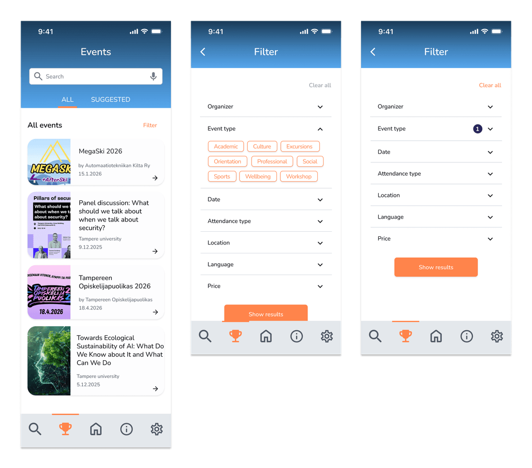 Events Discovery