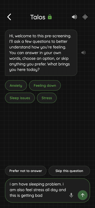 Chat — Input