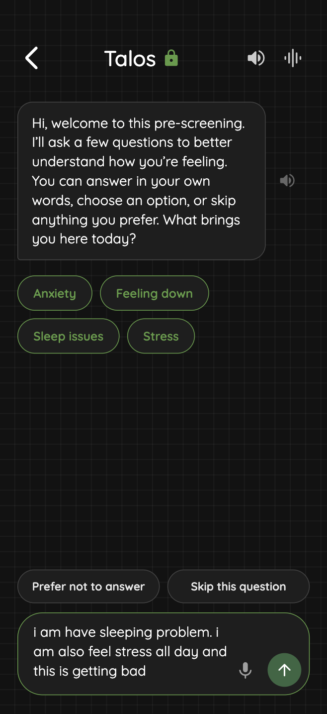 Chat — Input