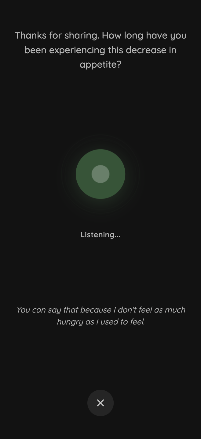 Voice — Listening